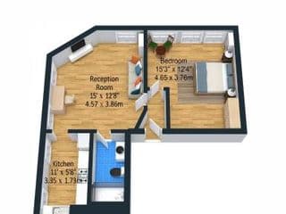 Sunny Corner Apartment in Center of London photo 3