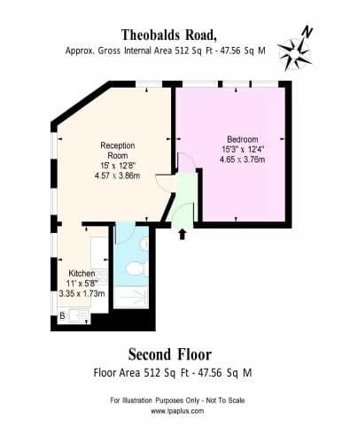 Sunny Corner Apartment in Center of London (2)