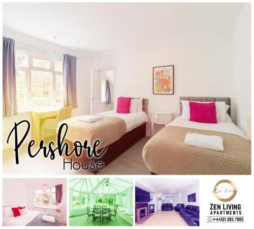 Beautiful 6 bedroom house for 15 guests next to Edgbaston Stadium