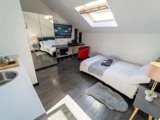 Spacious studios with free fast WIFI and 50inch SMART TV's next to UOB and 10min drive to the City! photo 4